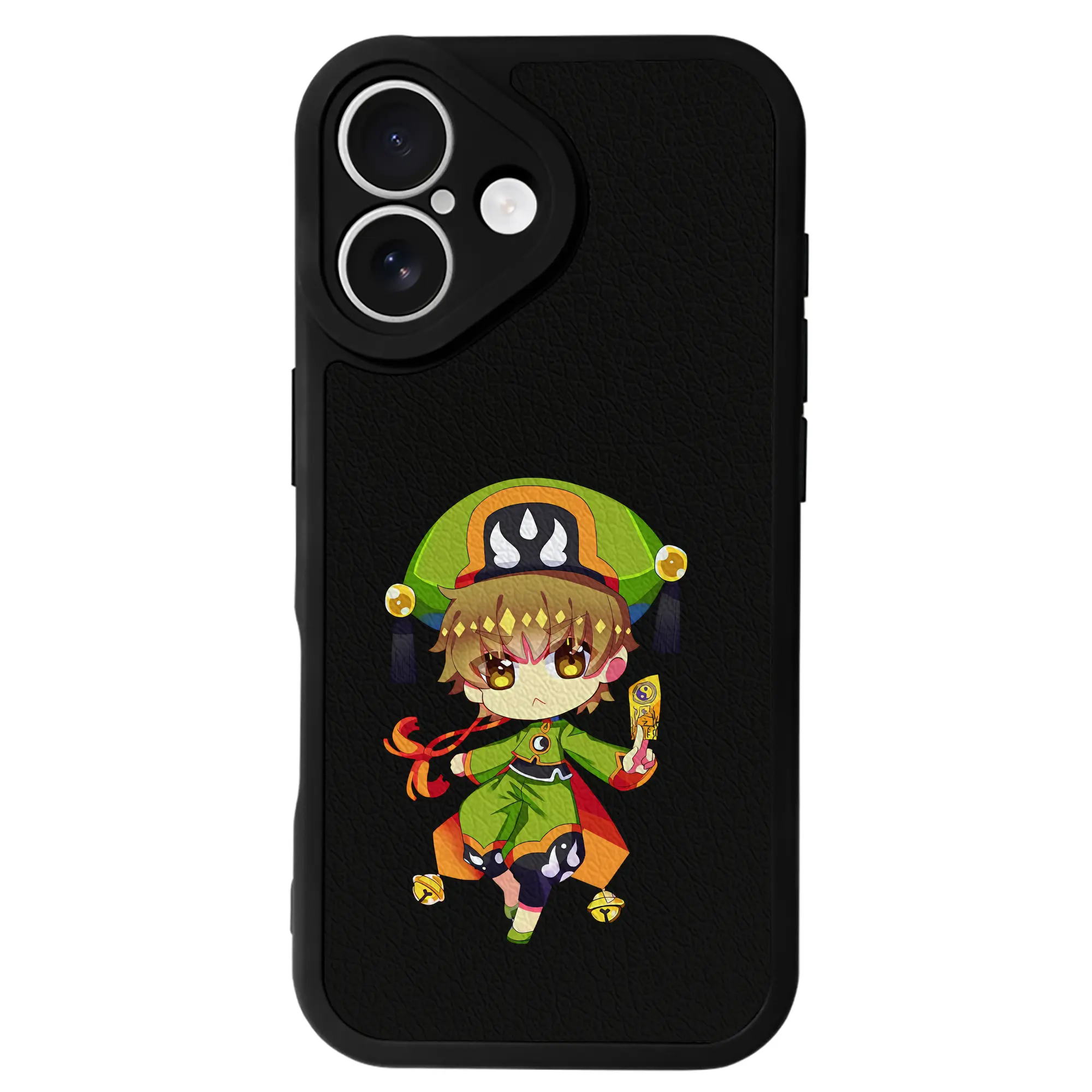 カードキャプターさくら グッズ,李小狼 - IPhone 16シリーズ対応 ・ シリコンスマホケース ・ レザー調 ・ 高精度フィット ・ 耐衝撃 ・ ワイヤレス充電対応 ・ 精密カット